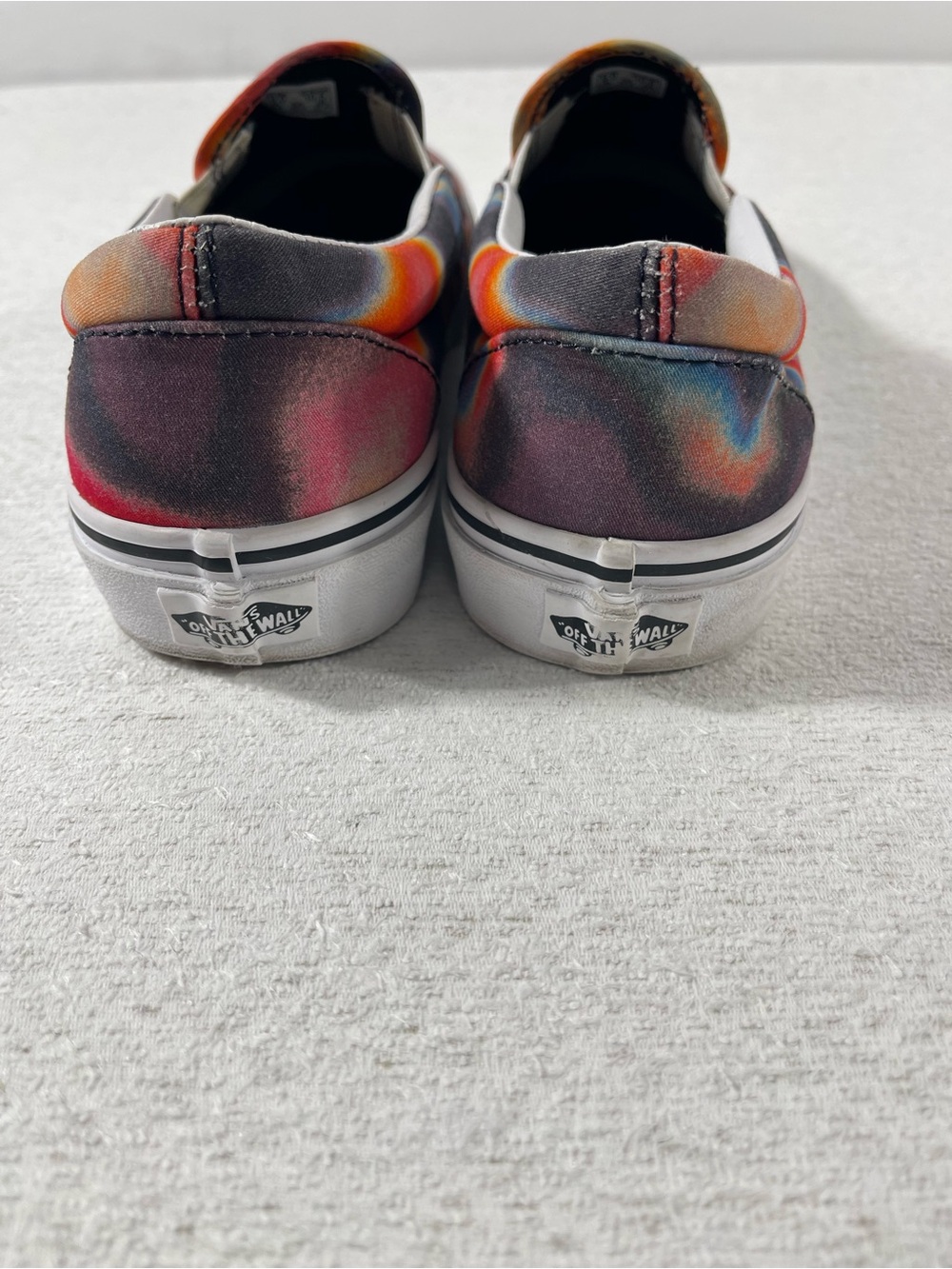 Vans Classic Slip-On Tie-Dye Canvas Sneakers, Unisex Men/9., Women 10.5 Sk#0316. - Picture 5 of 5